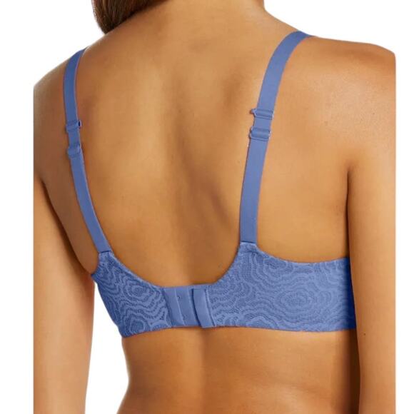 Chantelle T-Shirt bra C13B60 C Jolie Memory Foam blue size 32DDD 32F - Picture 7 of 7
